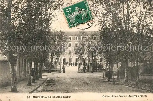 AK / Ansichtskarte Auxerre La Caserne Vauban Auxerre