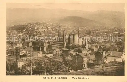 AK / Ansichtskarte Saint Etienne_Loire Vue generale Saint Etienne Loire