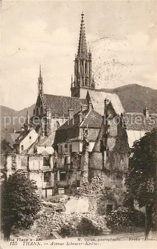 AK / Ansichtskarte Thann_Haut_Rhin_Elsass Avenue Scheurer Kestner Thann_Haut_Rhin_Elsass