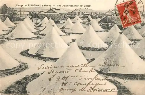 AK / Ansichtskarte Camp_de_Sissonne Vue panoramique du Camp Camp_de_Sissonne
