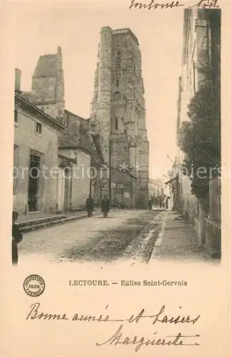 AK / Ansichtskarte Lectoure Eglise Saint Gervais Lectoure