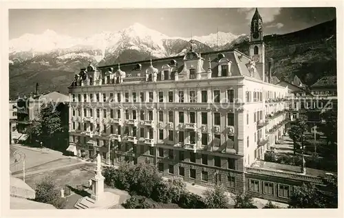 AK / Ansichtskarte Merano_Suedtirol Albergo Atlantico Merano Suedtirol