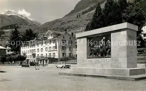 AK / Ansichtskarte Airolo Monumento Le Vittime del Lavoro Airolo