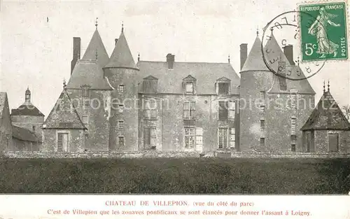 AK / Ansichtskarte Terminiers Chateau de Villepion Terminiers