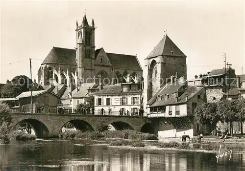 AK / Ansichtskarte Moret sur Loing Maison Sauv? Eglise Moret sur Loing