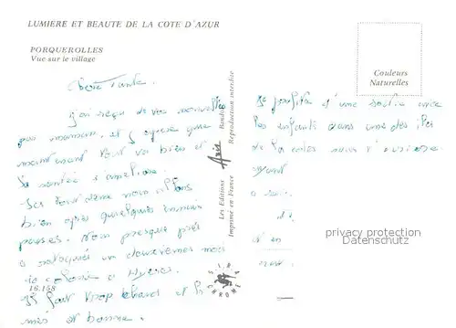 AK / Ansichtskarte Porquerolles  Porquerolles