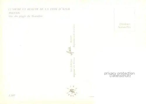 AK / Ansichtskarte Toulon_Var Plage Toulon_Var