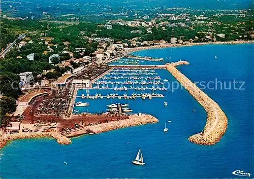 AK / Ansichtskarte Saint Cyr sur Mer Fliegeraufnahme Port Saint Cyr sur Mer