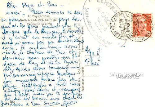 AK / Ansichtskarte Saint Jean Pied de Port Nive Saint Jean Pied de Port