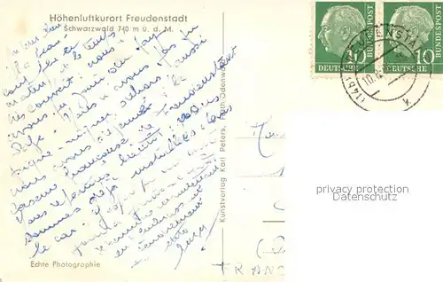 AK / Ansichtskarte Freudenstadt Kirche Innenansichten Marktplatz Brunnen Langenwaldsee Panorama Luftkurort im Schwarzwald Freudenstadt