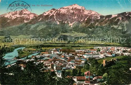 AK / Ansichtskarte Bad_Reichenhall Panorama Blick von der Stadtkanzel Alpen Bad_Reichenhall