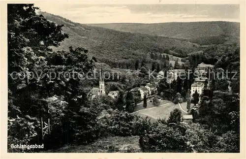 AK / Ansichtskarte Schlangenbad_Taunus Panorama Schlangenbad_Taunus