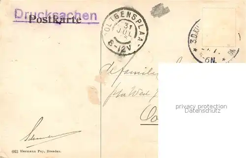 AK / Ansichtskarte Dresden Panorama Elbbruecke Dresden