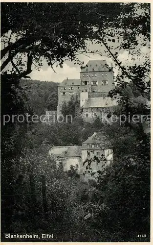 AK / Ansichtskarte Blankenheim_Ahr Durchblick zum Schloss Blankenheim_Ahr