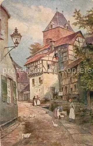 AK / Ansichtskarte Blankenheim_Ahr Ahrquelle Kuenstlerkarte Blankenheim_Ahr