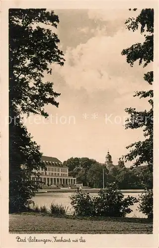 AK / Ansichtskarte Bad_Salzungen Kurhaus am See Bad_Salzungen