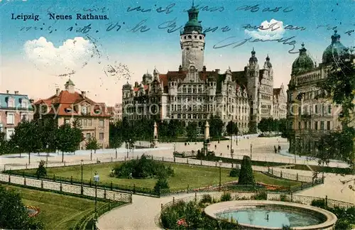 AK / Ansichtskarte Leipzig Neues Rathaus Leipzig