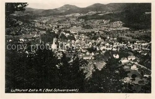 AK / Ansichtskarte Zell_Harmersbach Panorama Luftkurort im Schwarzwald Zell Harmersbach