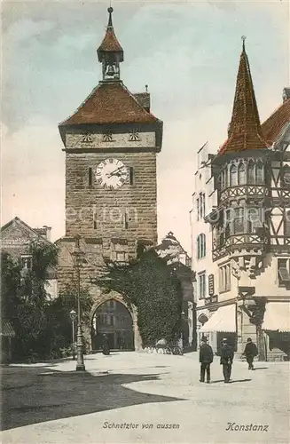 AK / Ansichtskarte Konstanz_Bodensee Schnetztor Konstanz_Bodensee