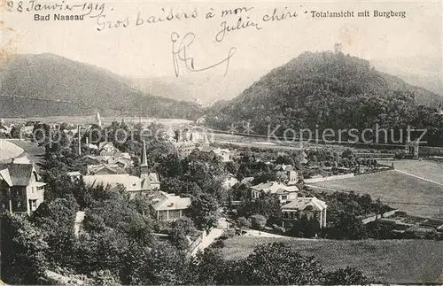 AK / Ansichtskarte Bad_Nassau Totalansicht mit Burgberg Bad_Nassau