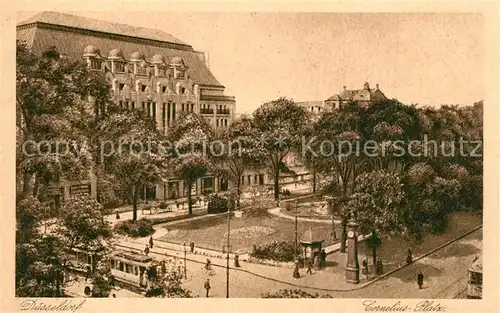 AK / Ansichtskarte Duesseldorf Corneliusplatz Kupfertiefdruck Duesseldorf