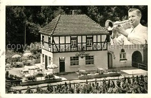 AK / Ansichtskarte Walporzheim Winzerhaus Jupp Kriechel Trompeter Walporzheim