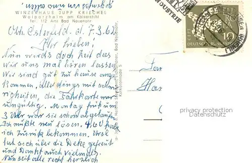 AK / Ansichtskarte Walporzheim Winzerhaus Jupp Kriechel Trompeter Walporzheim