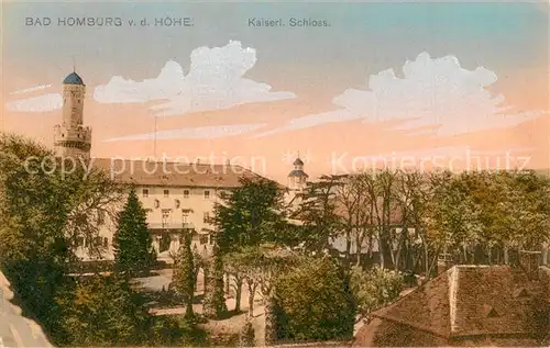 AK / Ansichtskarte Bad_Homburg Kaiserliches Schloss Bad_Homburg