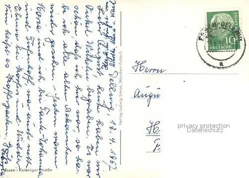 AK / Ansichtskarte Essen_Ruhr Kettwiger Strasse Essen_Ruhr