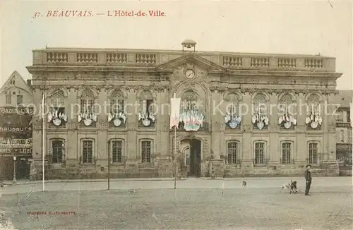 AK / Ansichtskarte Beauvais Hotel de Ville Beauvais