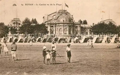 AK / Ansichtskarte Royan_Charente Maritime Casino Plage Royan Charente Maritime