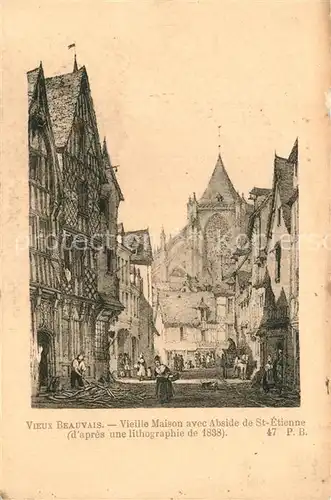 AK / Ansichtskarte Beauvais Vieille Maison  Beauvais