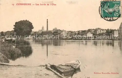AK / Ansichtskarte Compiegne_Oise Les bords de l`Oise Compiegne Oise