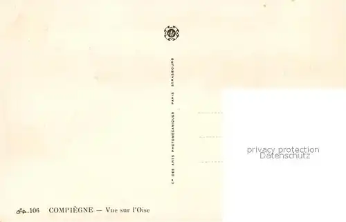 AK / Ansichtskarte Compiegne_Oise Oise Compiegne Oise