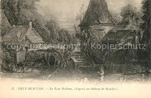 AK / Ansichtskarte Beauvais Tour Boileau Beauvais