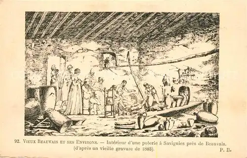 AK / Ansichtskarte Beauvais Poterie a Savignies Beauvais