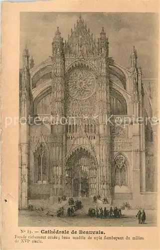 AK / Ansichtskarte Beauvais Cathedrale Beauvais