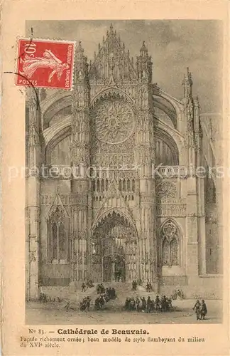 AK / Ansichtskarte Beauvais Cathedrale Beauvais