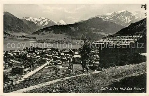 AK / Ansichtskarte Zell_See mit Tauern Zell_See