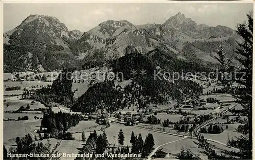 AK / Ansichtskarte Wendelstein_Berg Hammer Stauden mit Breitenstein Wendelstein_Berg