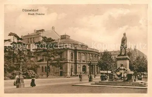 AK / Ansichtskarte Duesseldorf Stadt Theater Duesseldorf