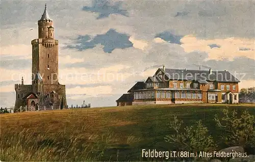 AK / Ansichtskarte Feldberg_Taunus Altes Feldberghaus Feldberg Taunus