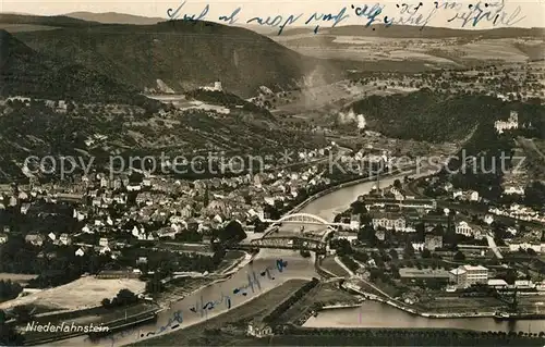 AK / Ansichtskarte Niederlahnstein Fliegeraufnahme Niederlahnstein