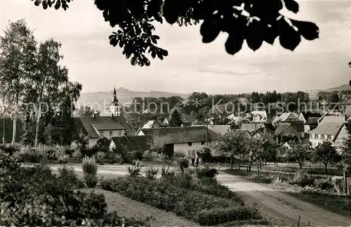 AK / Ansichtskarte Gersfeld_Rhoen Ortsansicht Gersfeld Rhoen