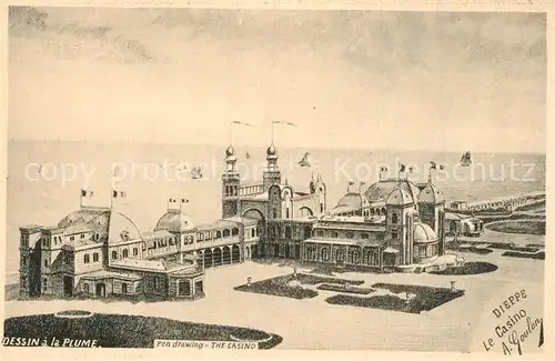 AK / Ansichtskarte Dieppe_Seine Maritime Le Casino Dieppe Seine Maritime