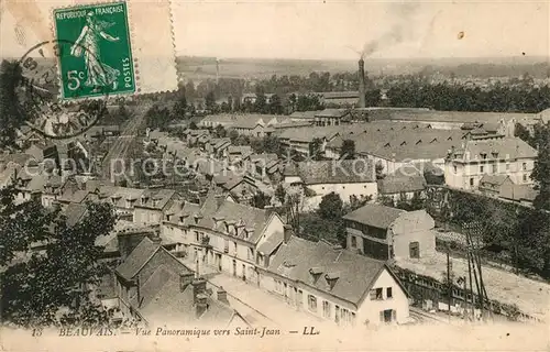 AK / Ansichtskarte Beauvais Vue panoramique vers Saint Jean Beauvais