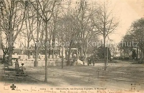 AK / Ansichtskarte Issoudun_Indre Les Champs Elysees le Kiosque Issoudun Indre