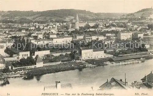 AK / Ansichtskarte Perigueux Vue sur le Faubourg Saint Georges Perigueux