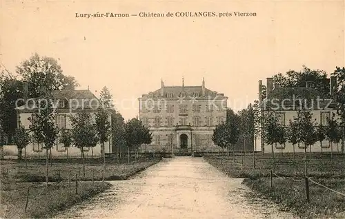 AK / Ansichtskarte Lury sur Arnon Chateau de Coulanges pres Vierzon Lury sur Arnon