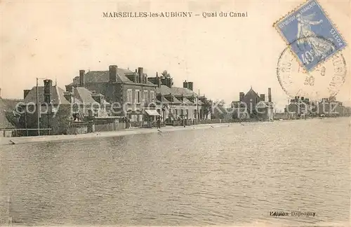 AK / Ansichtskarte Marseilles les Aubigny Quai du Canal Marseilles les Aubigny